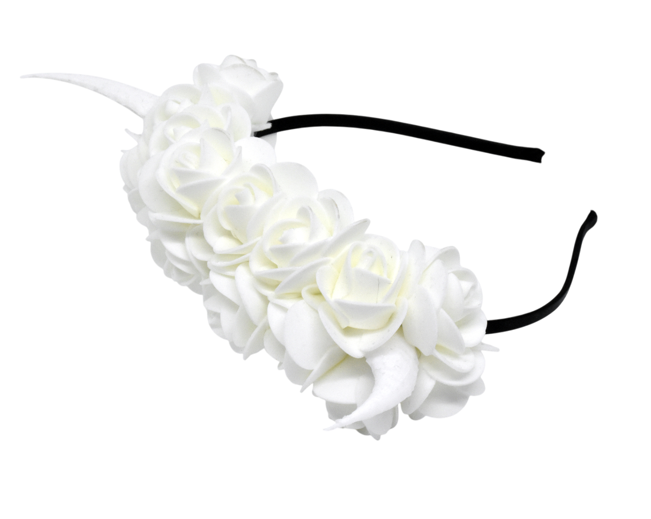 Gothic Horn Flower Headband
