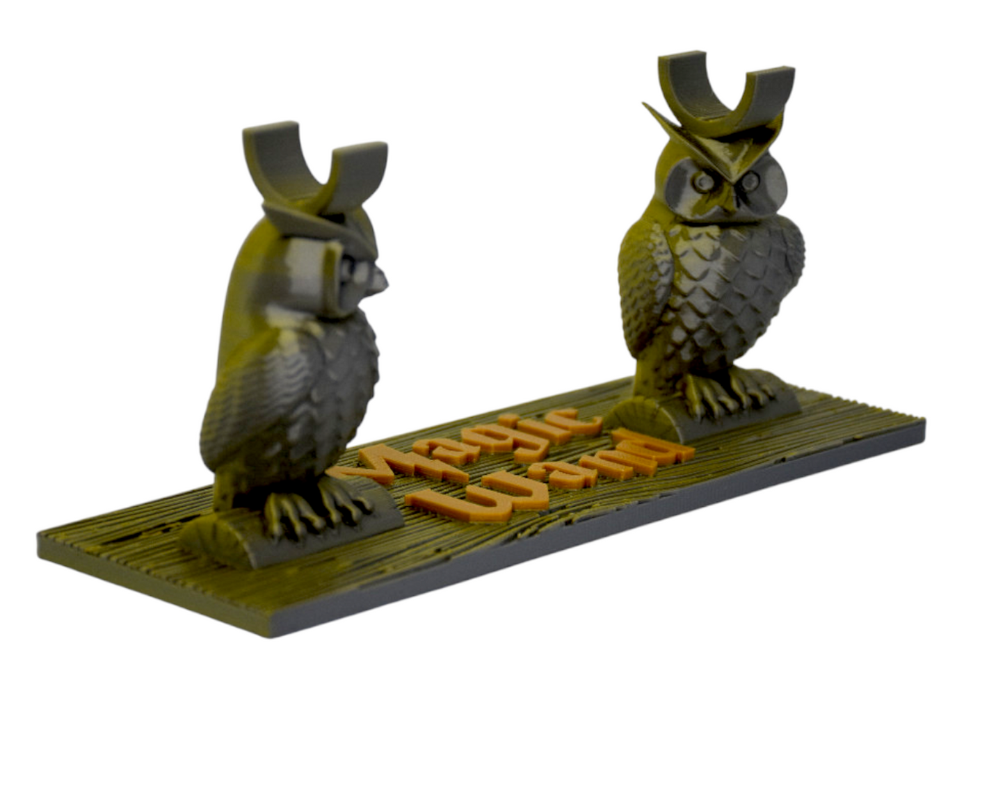 Magic Wand Display Stand with Owls