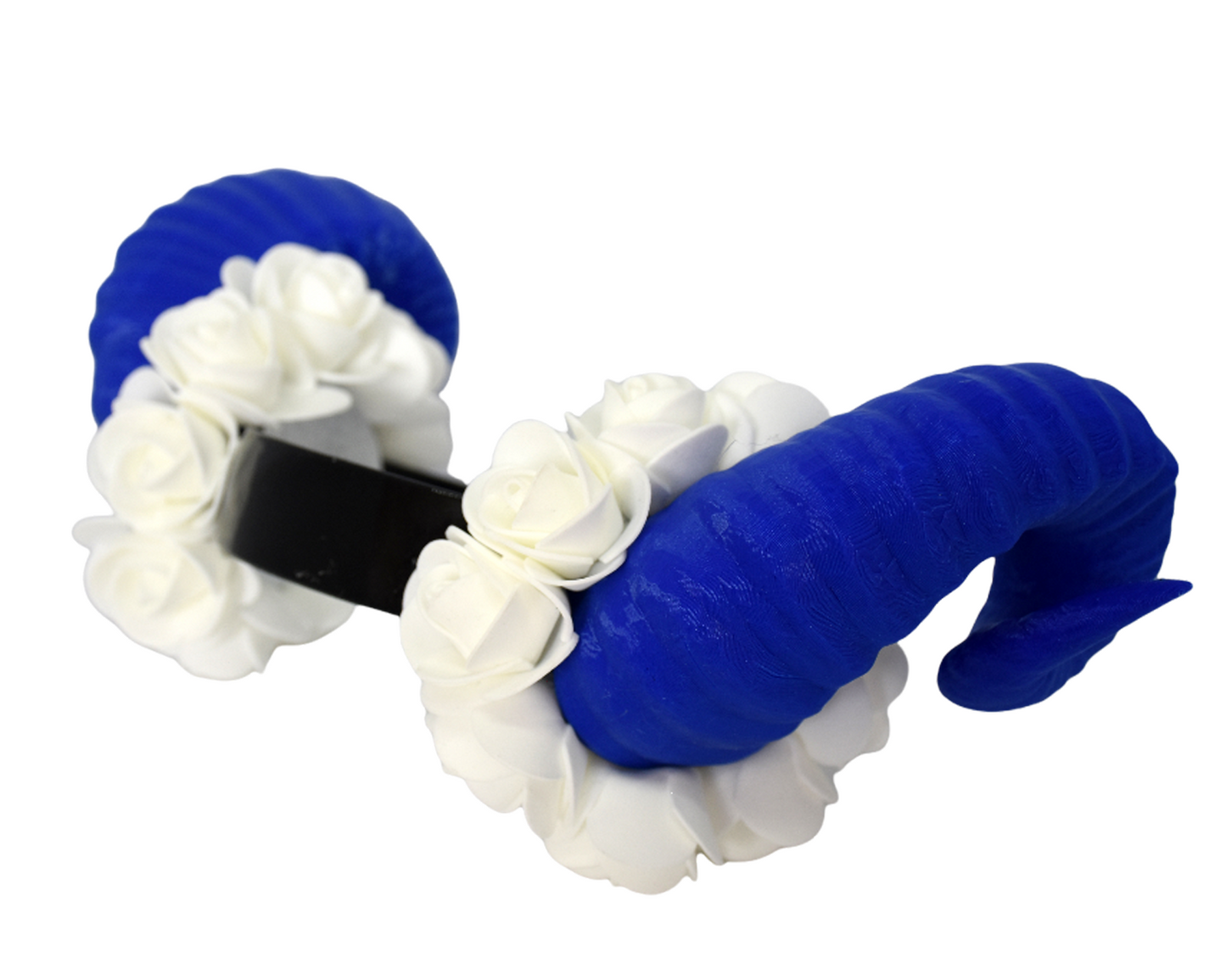 Cosplay Floral Ram Horns Headband
