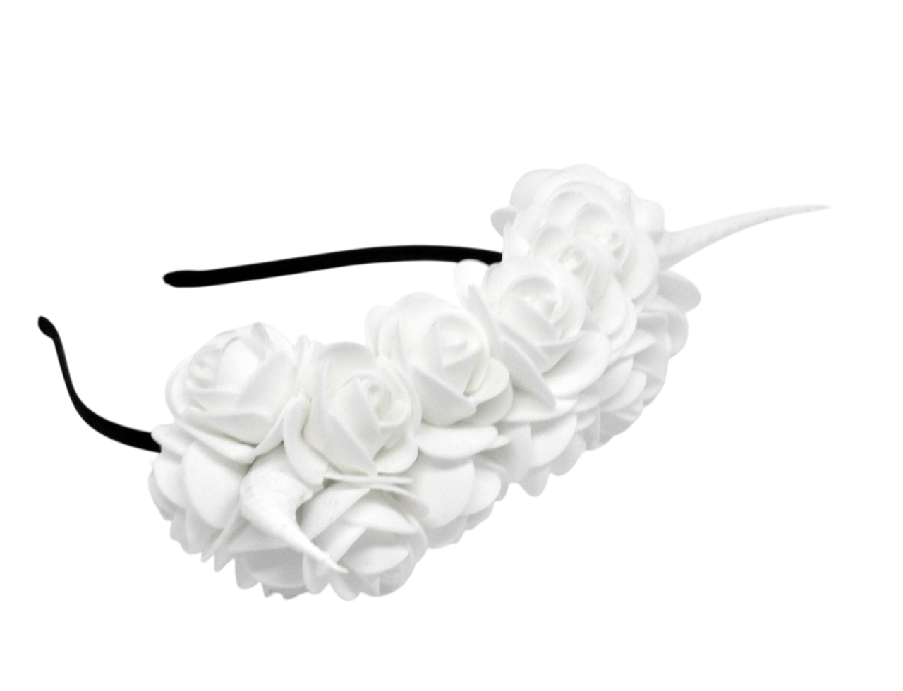 Gothic Horn Flower Headband