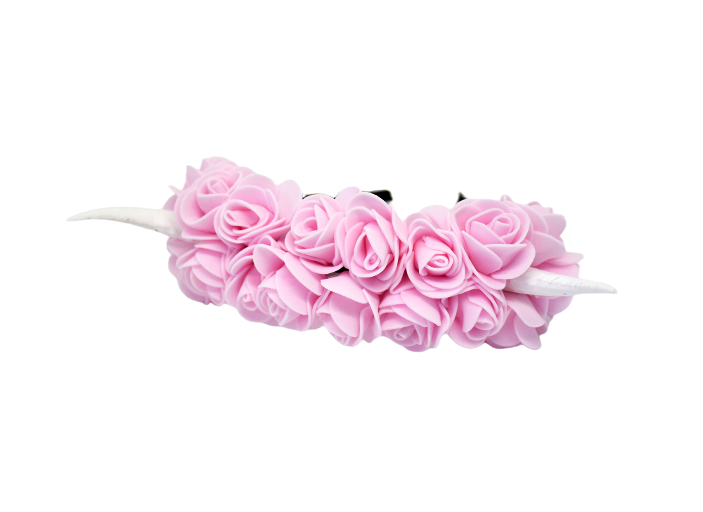 Gothic Horn Flower Headband