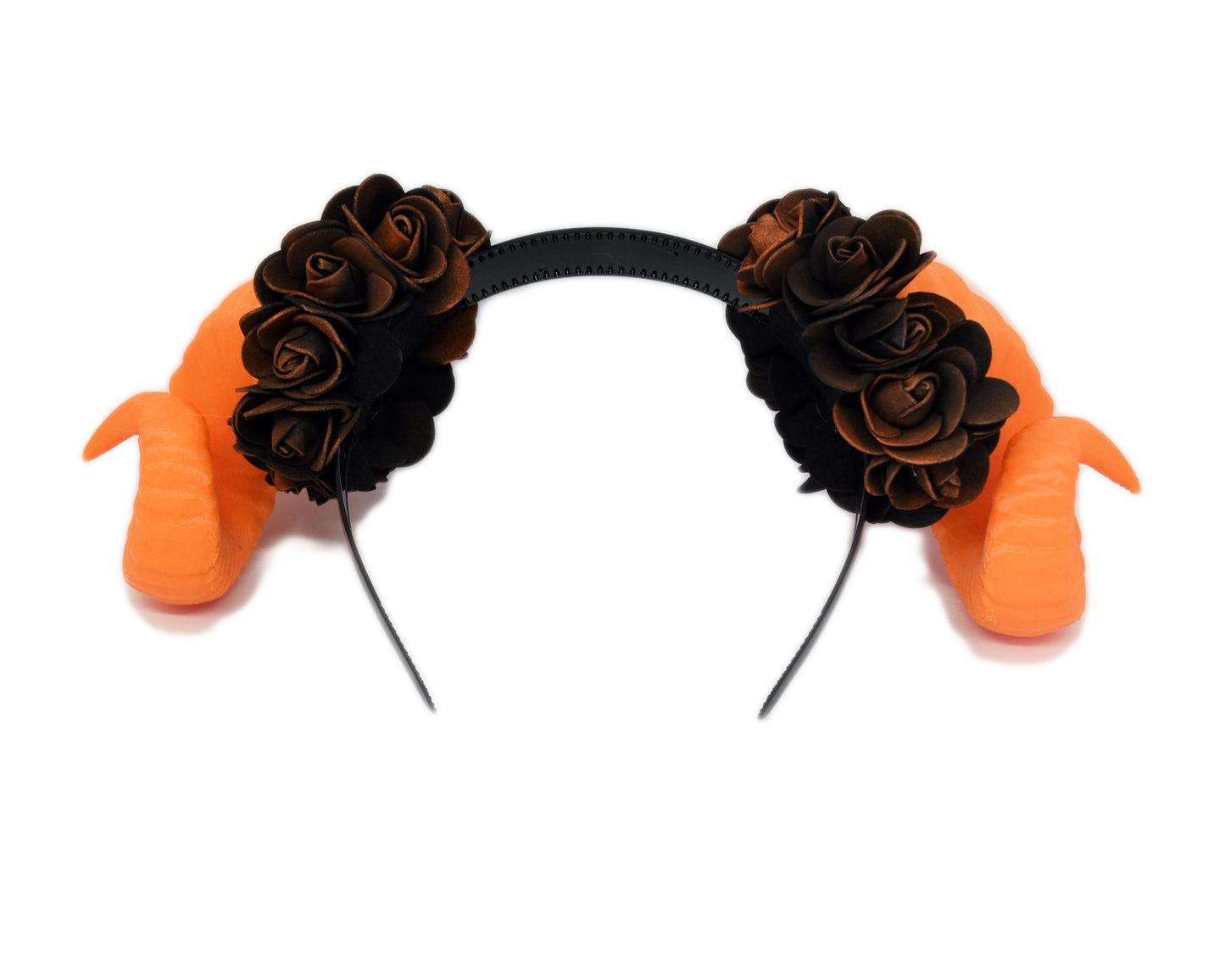 Cosplay Floral Ram Horns Headband
