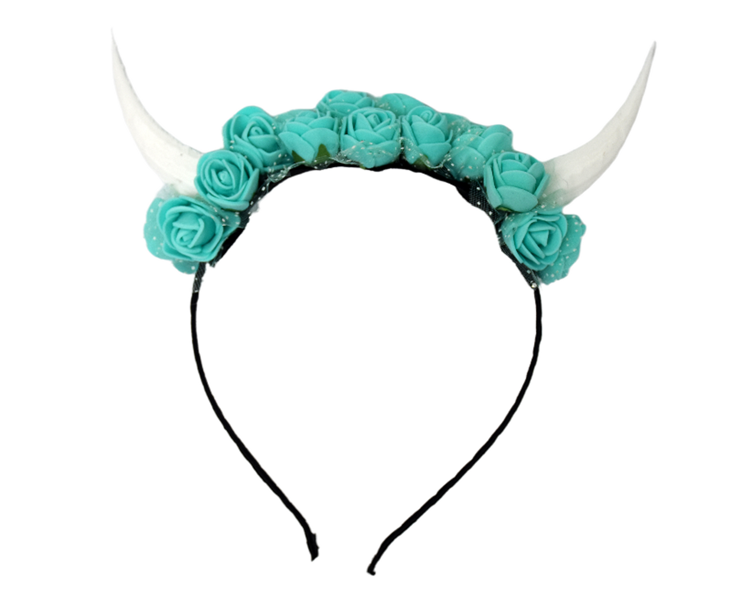 Gothic Horn Flower Headband