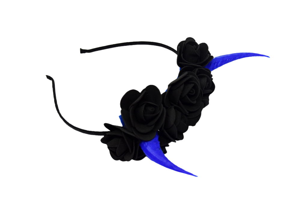 Gothic Horn Flower Headband