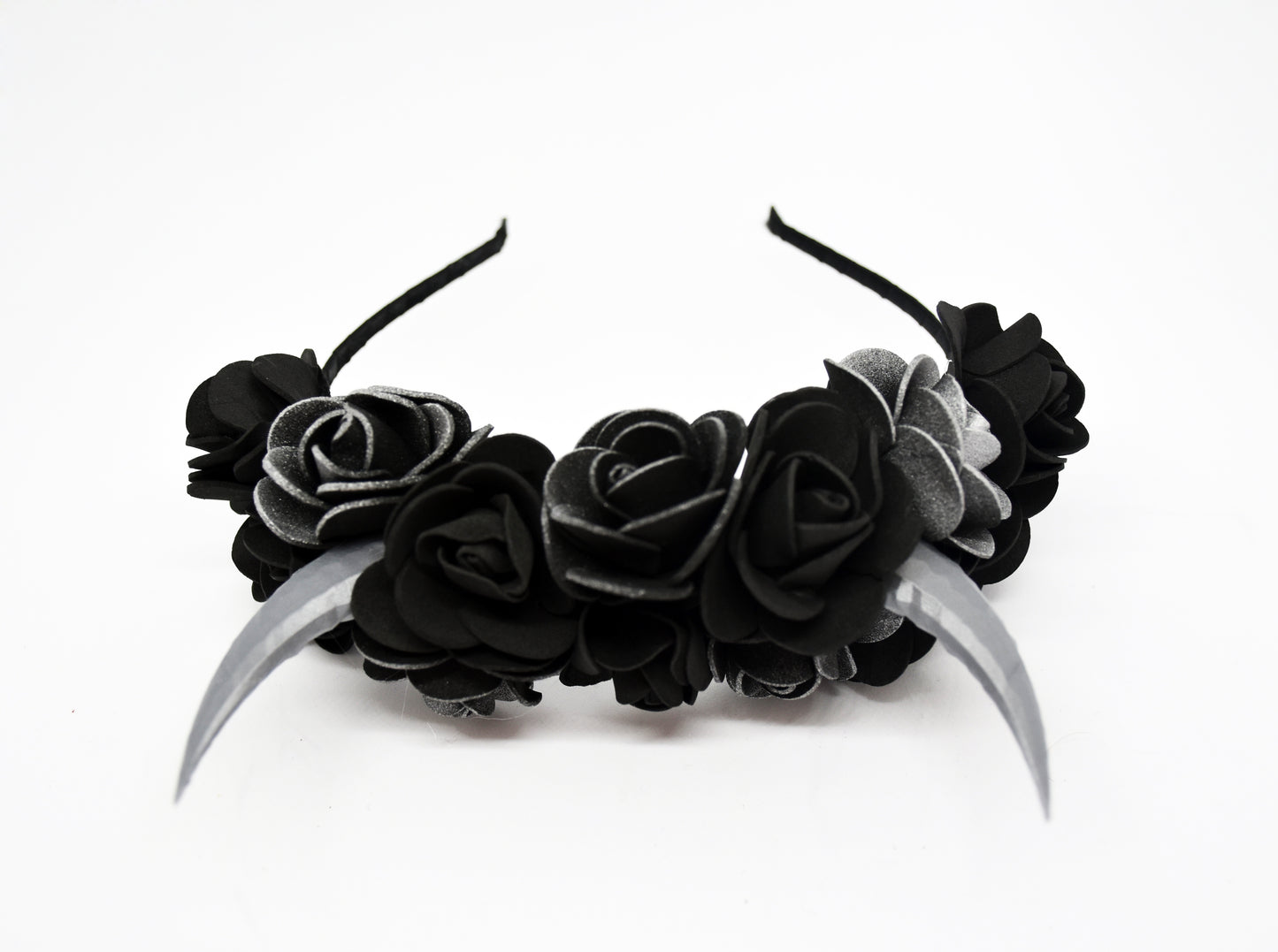Gothic Horn Flower Headband