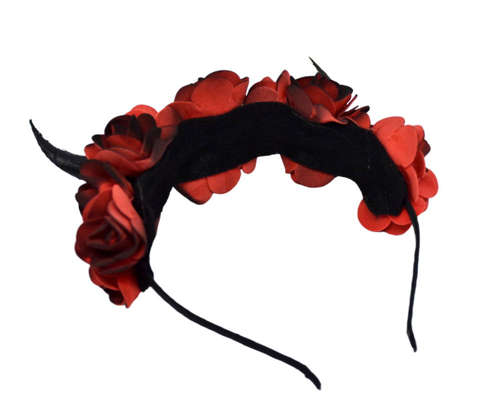 Gothic Horn Flower Headband