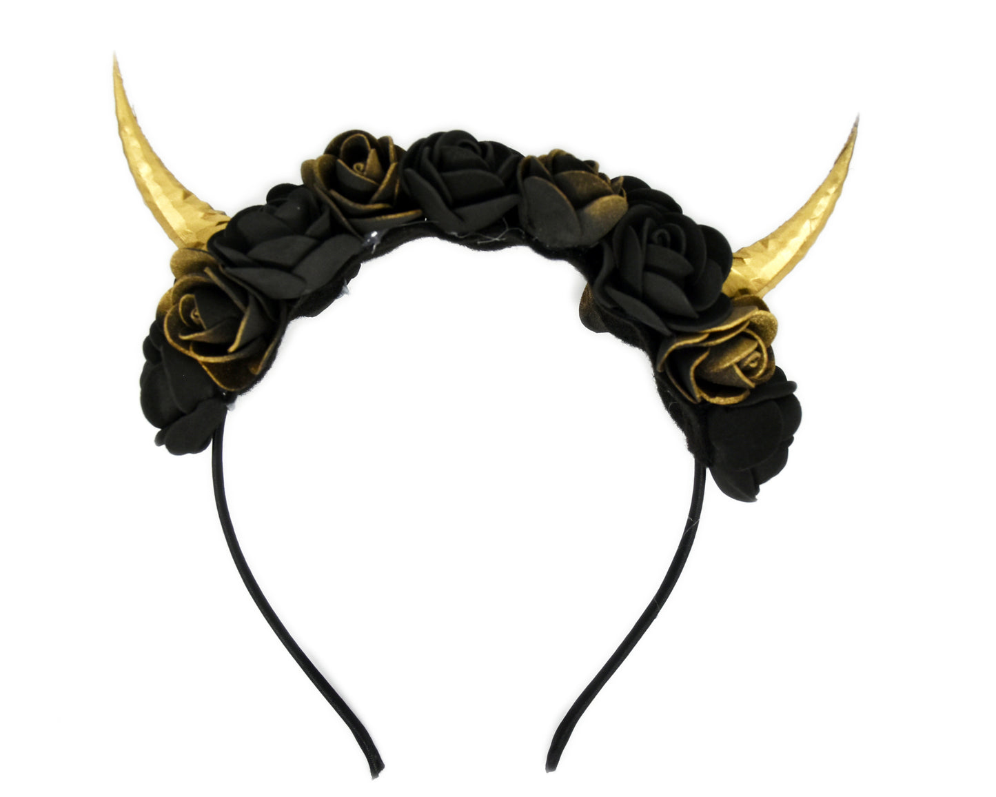 Gothic Horn Flower Headband