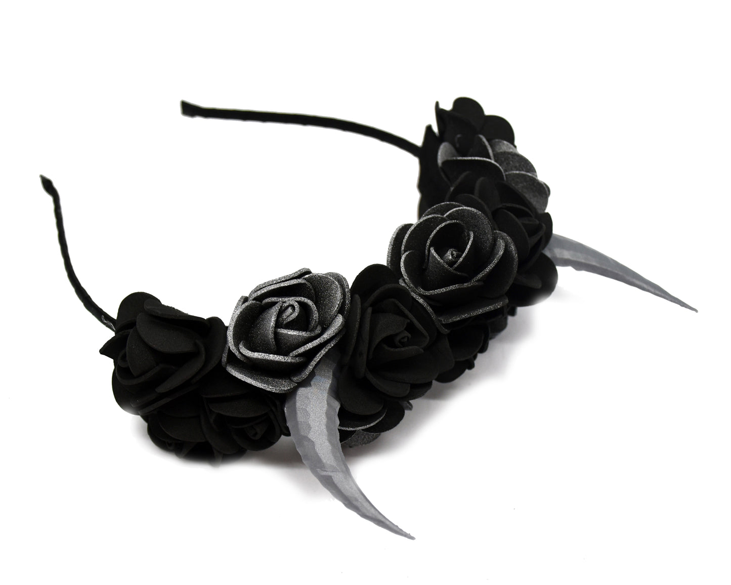 Gothic Horn Flower Headband