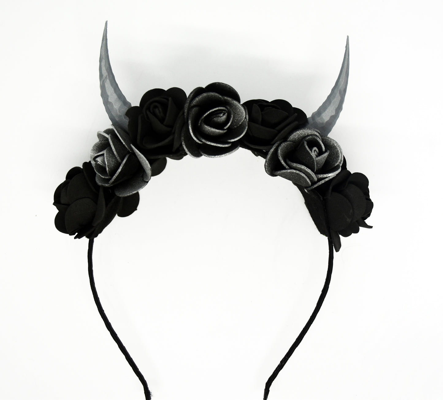 Gothic Horn Flower Headband
