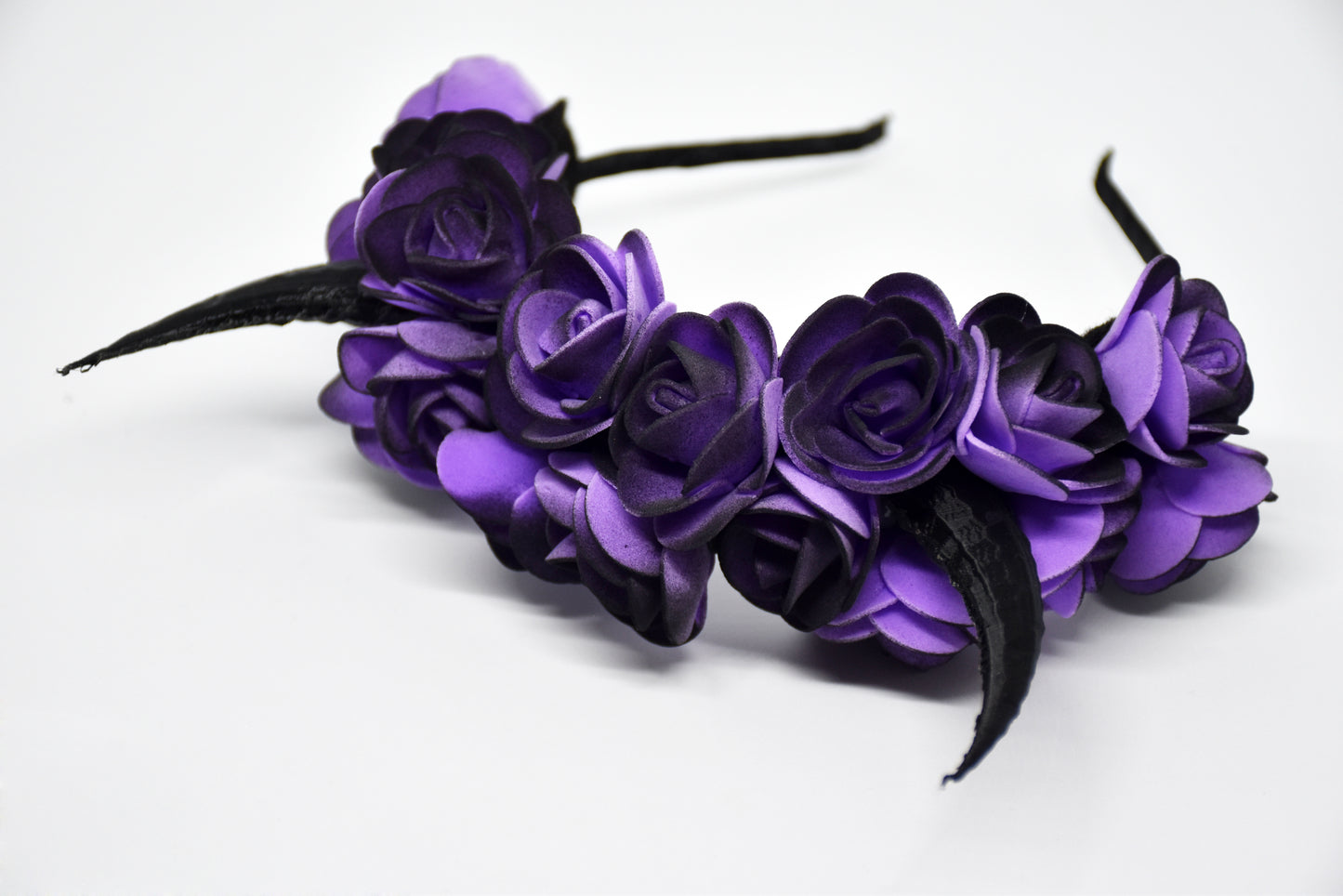 Gothic Horn Flower Headband