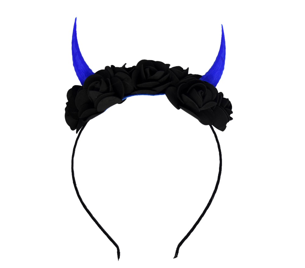 Gothic Horn Flower Headband