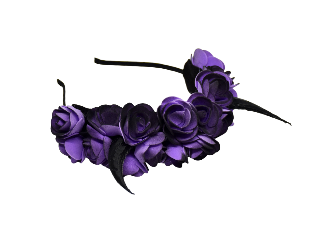 Gothic Horn Flower Headband