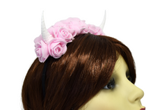 Load image into Gallery viewer, Demon Horns Headband - pink
