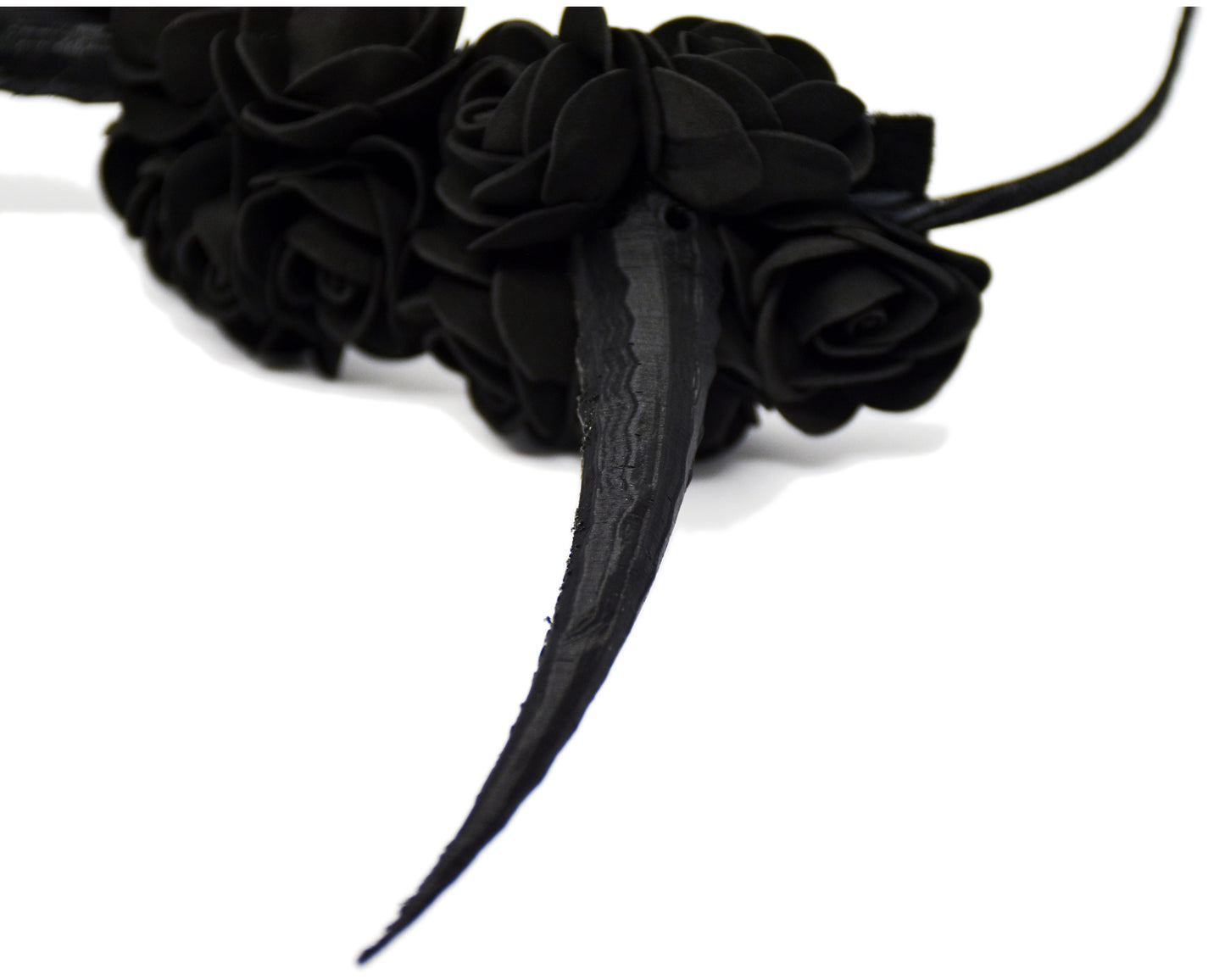 Black Demon Horns Headband