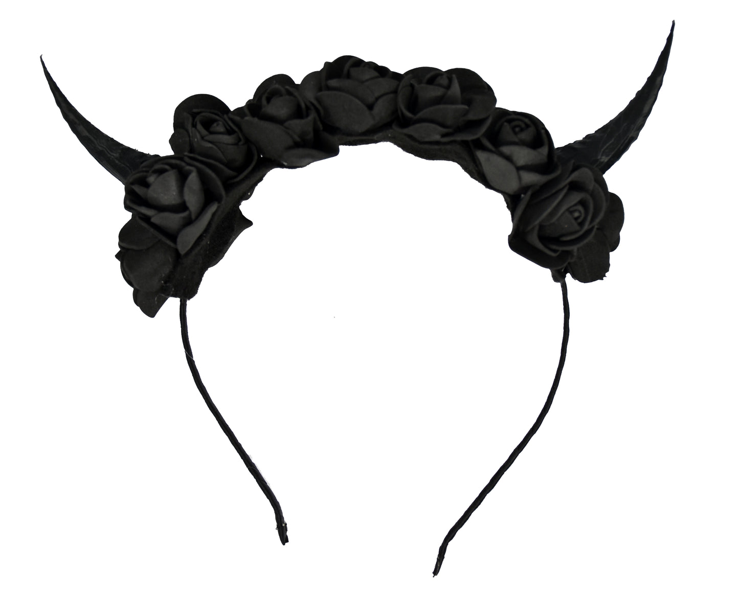 Black Demon Horns Headband