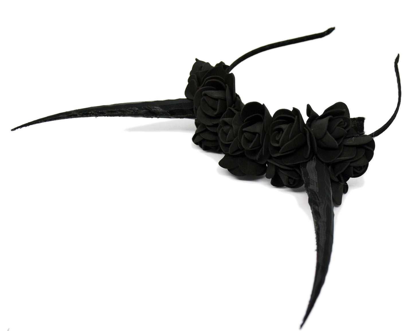 Black Demon Horns Headband