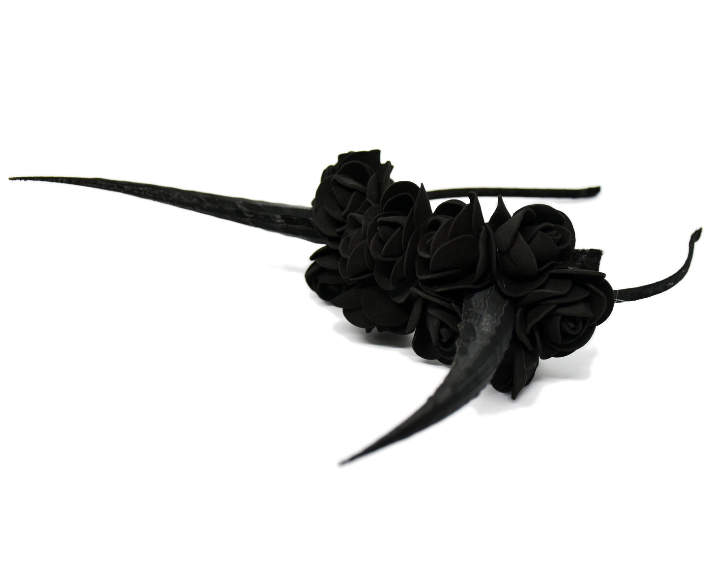 Black Demon Horns Headband