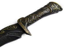 Load image into Gallery viewer, Ebony dagger - Skyrim inspired prop
