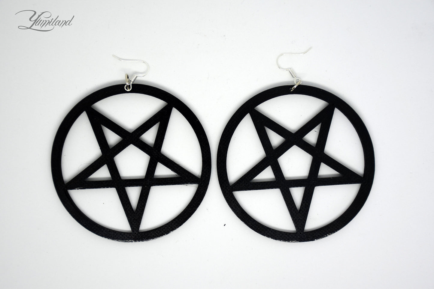Pentagram earrings
