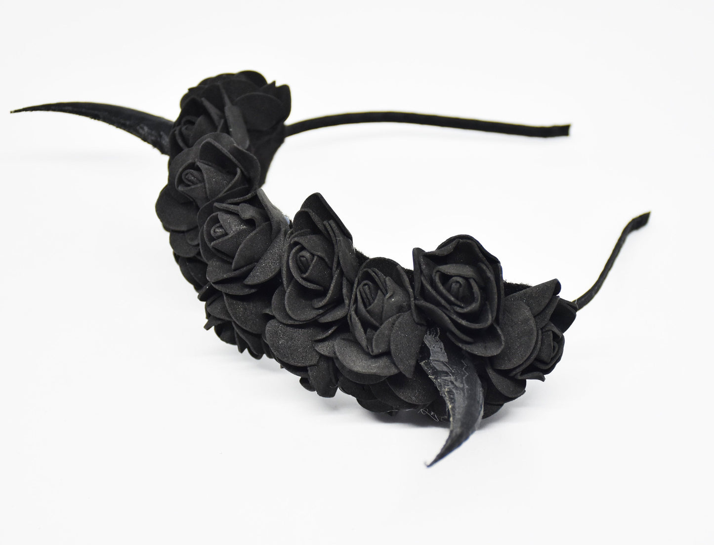 Black Demon Horns Headband