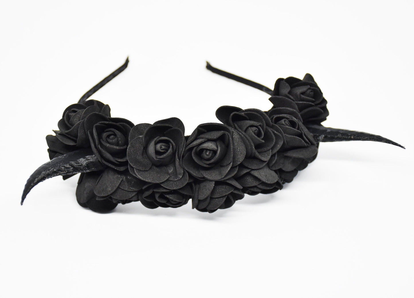 Black Demon Horns Headband
