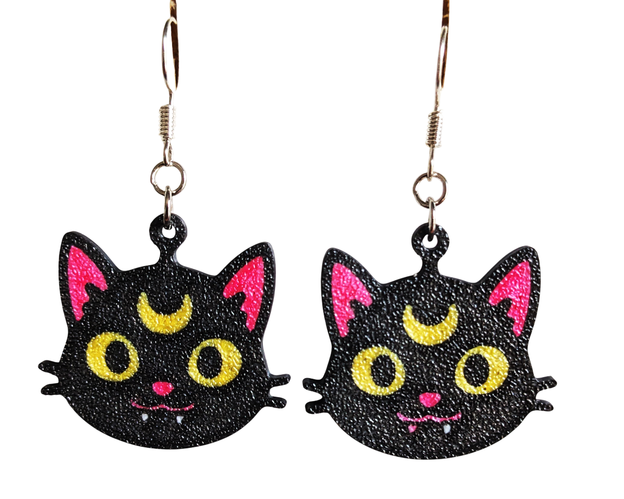 Moon Cat Earrings
