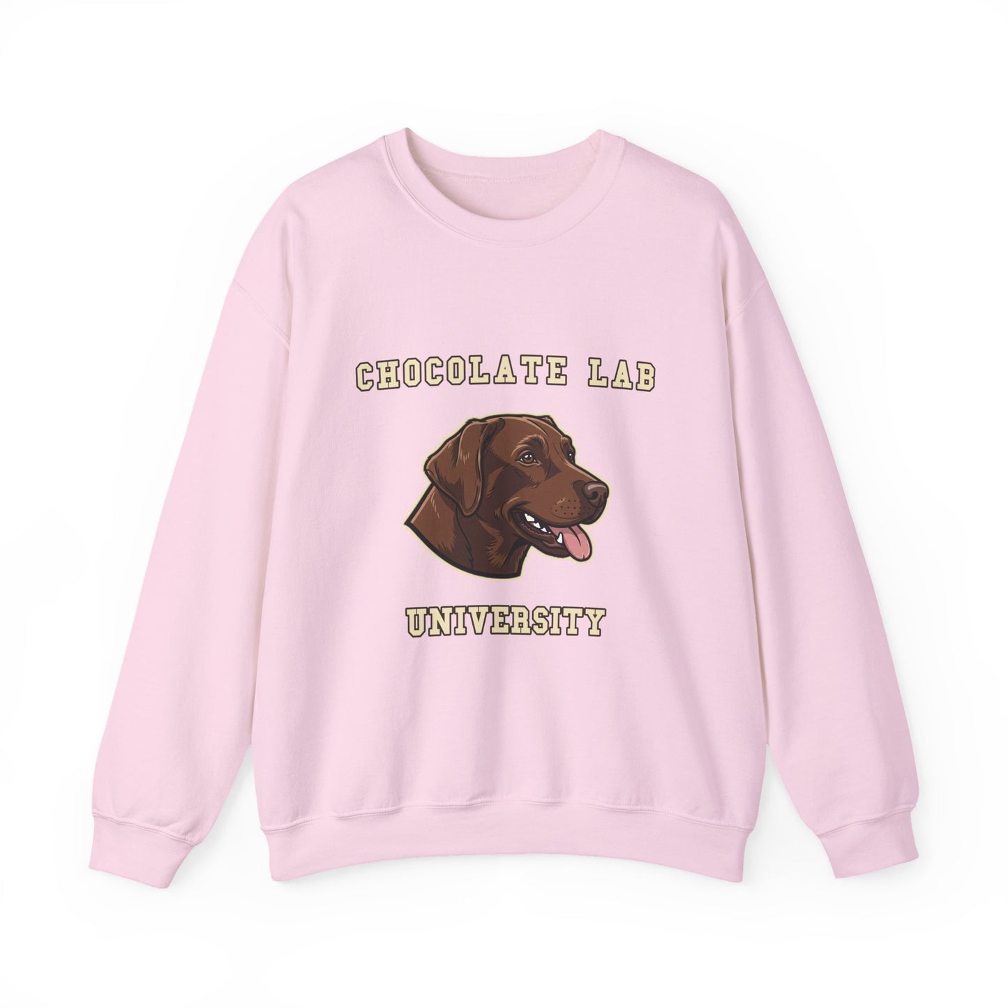 Chocolate Labrador Sweatshirt, Chocolate Lab Dog Mom Crewneck, Funny Retriever Gift, Rich Chocolate Brown Dog Shirt, Dog Lover Top