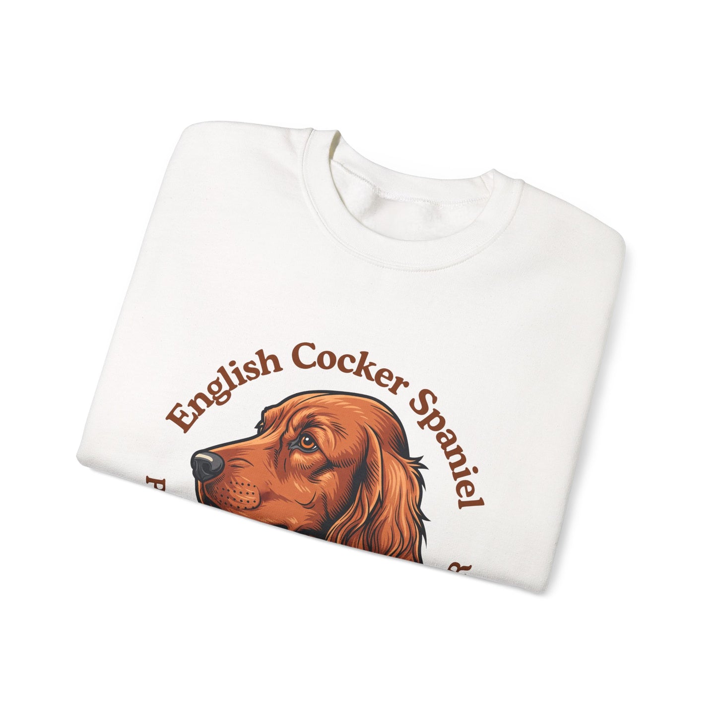Funny English Cocker Spaniel Sweatshirt, Mud Inspector Shirt, Field Spaniel Mom Crewneck, Bird Dog Dad Gift, Working Cocker, Hunting Dog