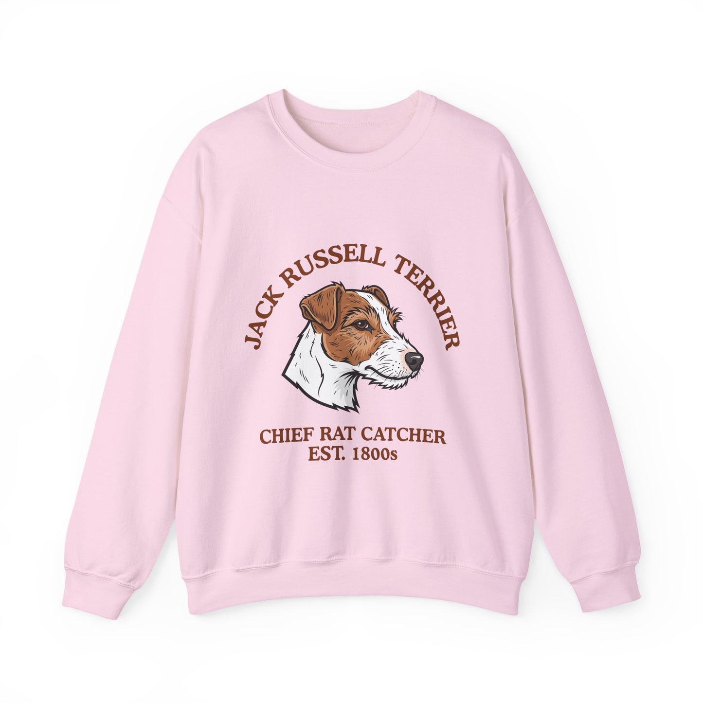 Funny Jack Russell Terrier Sweatshirt, JRT Mom Gift, Chief Rat Catcher Shirt, Parson Russell Crewneck, Vintage Farm Dog, Mens Dog Dad