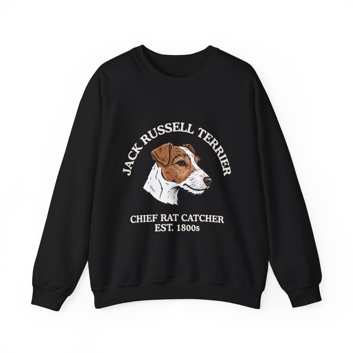Funny Jack Russell Terrier Sweatshirt, JRT Mom Gift, Chief Rat Catcher Shirt, Parson Russell Crewneck, Vintage Farm Dog, Mens Dog Dad