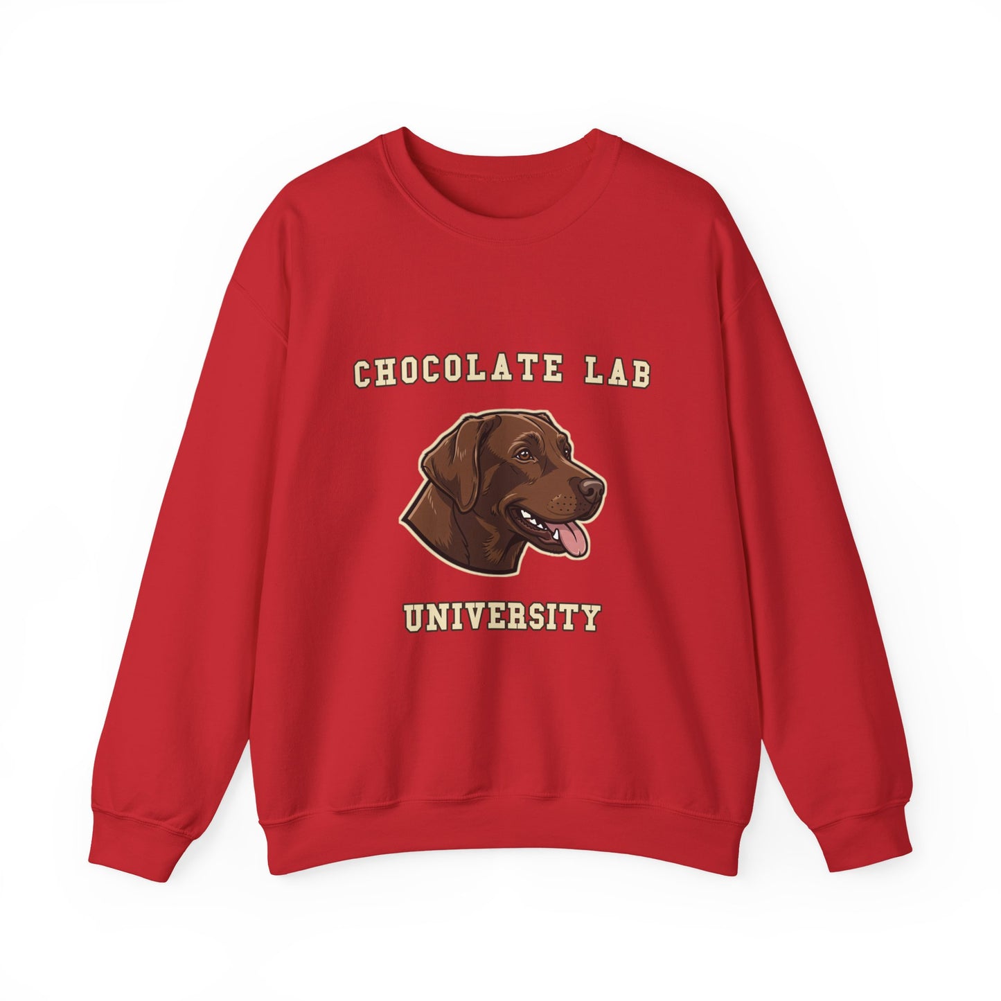 Chocolate Labrador Sweatshirt, Chocolate Lab Dog Mom Crewneck, Funny Retriever Gift, Rich Chocolate Brown Dog Shirt, Dog Lover Top