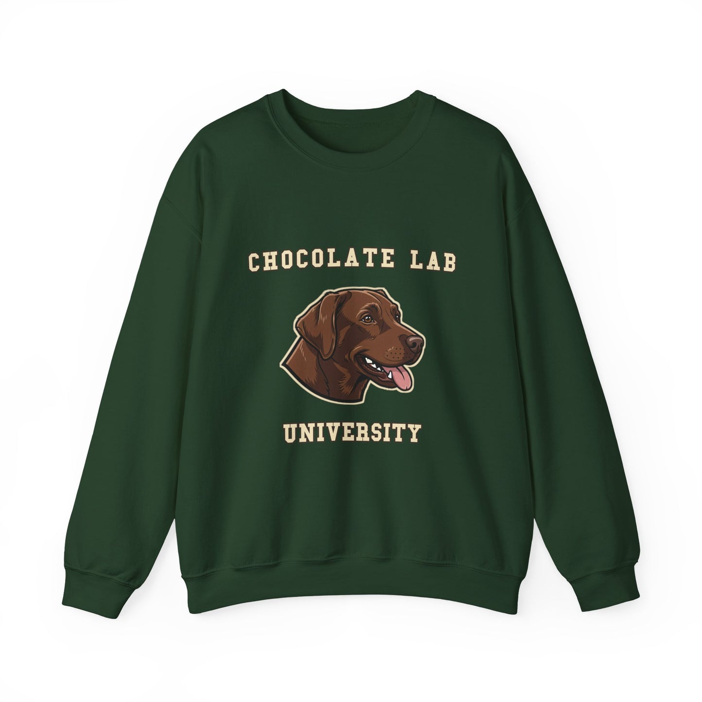 Chocolate Labrador Sweatshirt, Chocolate Lab Dog Mom Crewneck, Funny Retriever Gift, Rich Chocolate Brown Dog Shirt, Dog Lover Top