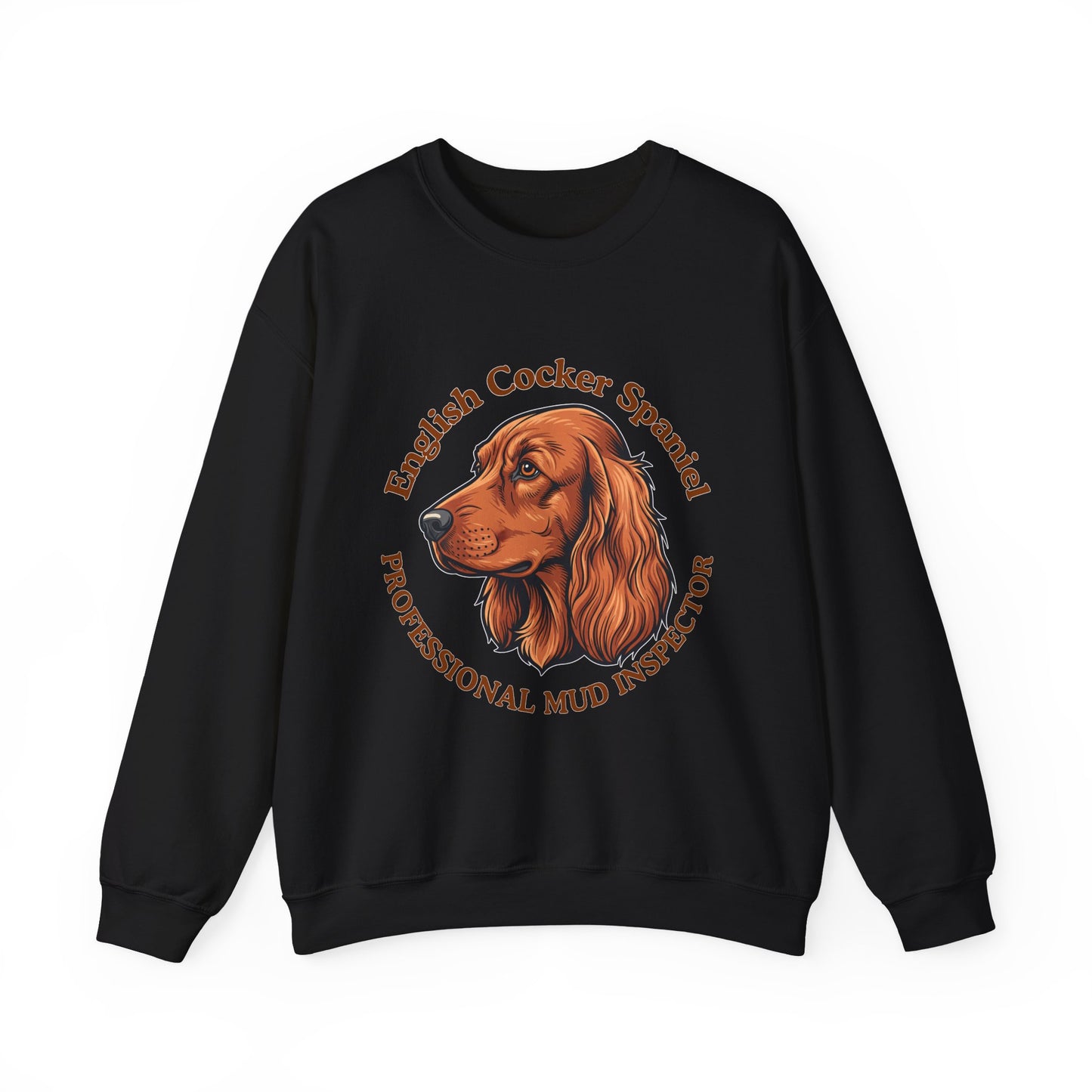 Funny English Cocker Spaniel Sweatshirt, Mud Inspector Shirt, Field Spaniel Mom Crewneck, Bird Dog Dad Gift, Working Cocker, Hunting Dog