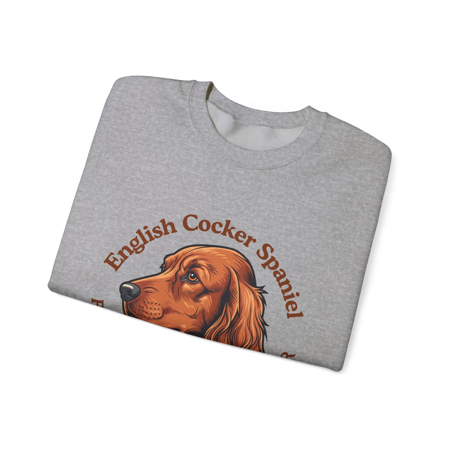 Funny English Cocker Spaniel Sweatshirt, Mud Inspector Shirt, Field Spaniel Mom Crewneck, Bird Dog Dad Gift, Working Cocker, Hunting Dog