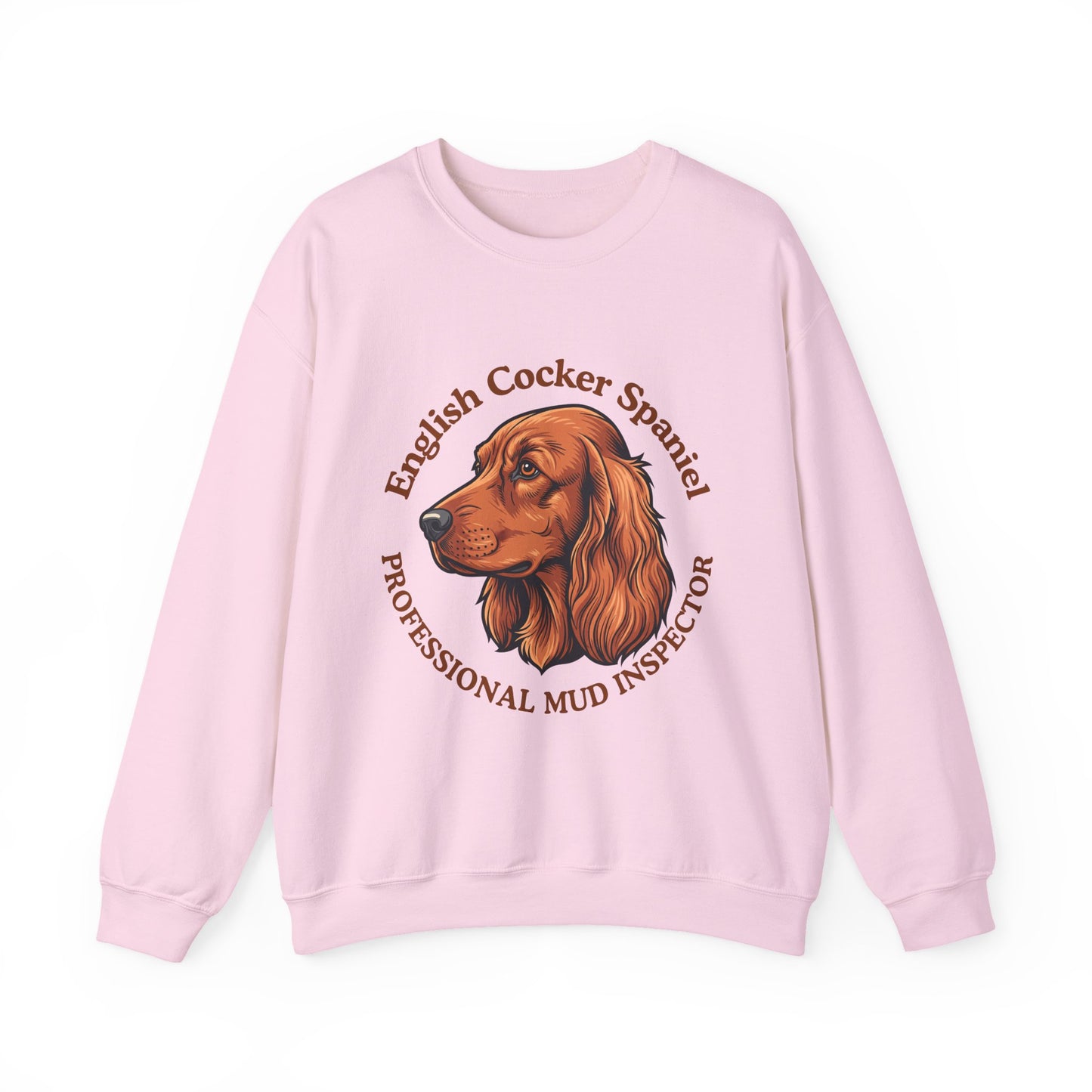 Funny English Cocker Spaniel Sweatshirt, Mud Inspector Shirt, Field Spaniel Mom Crewneck, Bird Dog Dad Gift, Working Cocker, Hunting Dog