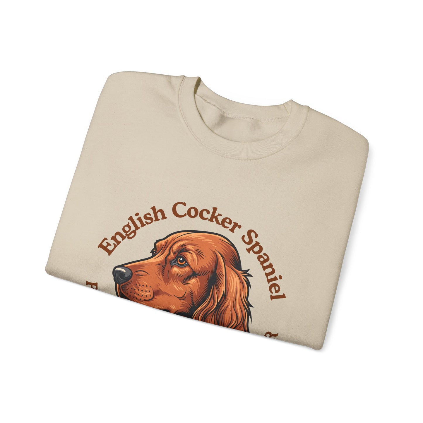 Funny English Cocker Spaniel Sweatshirt, Mud Inspector Shirt, Field Spaniel Mom Crewneck, Bird Dog Dad Gift, Working Cocker, Hunting Dog