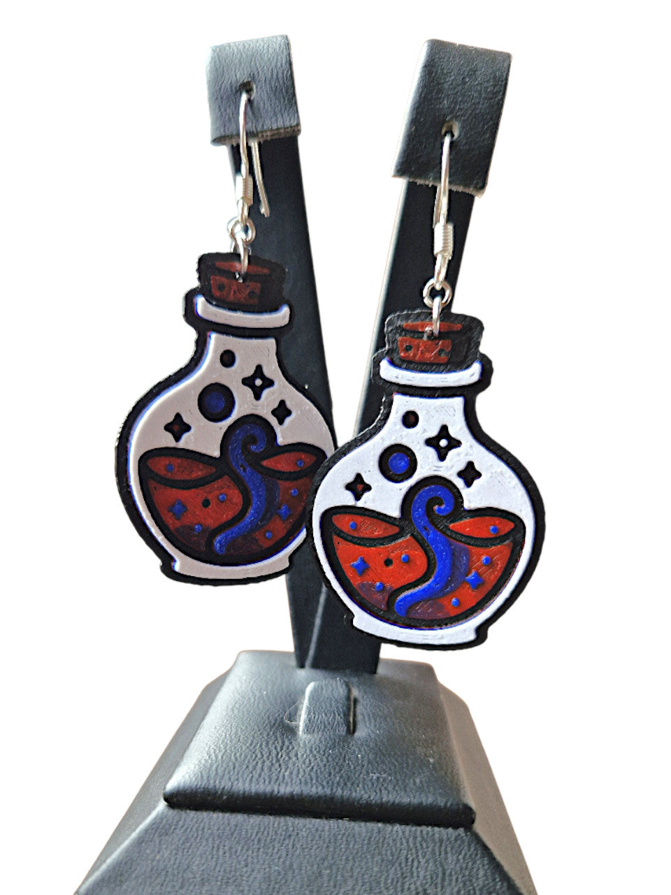 Potion of Mischief Earrings – Fantasy Bottle Jewellery