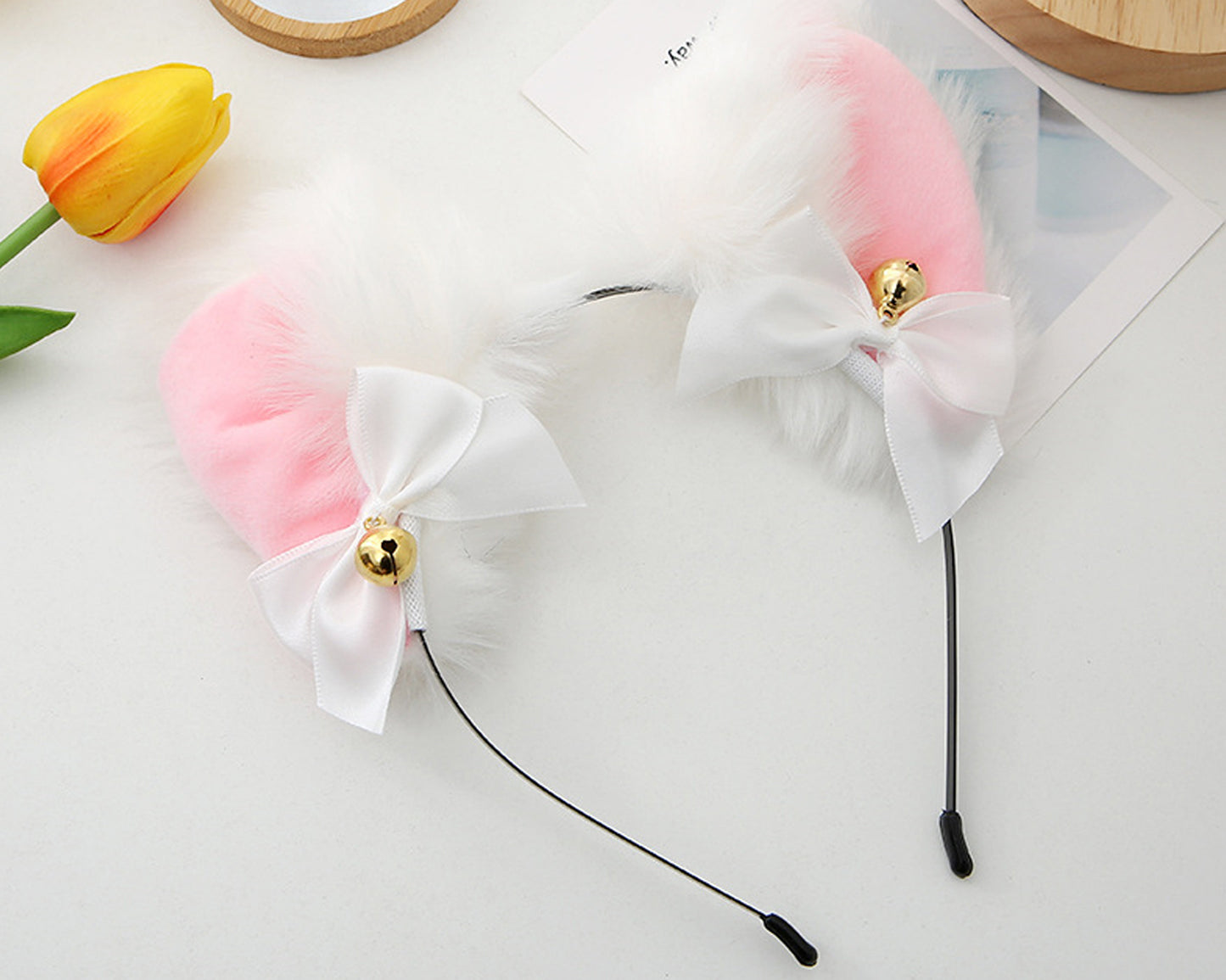 Large Fluffy Cat Ears Headband – Cosplay Accessory