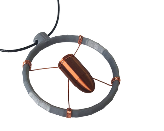 Cyberpunk V cosplay bullet necklace