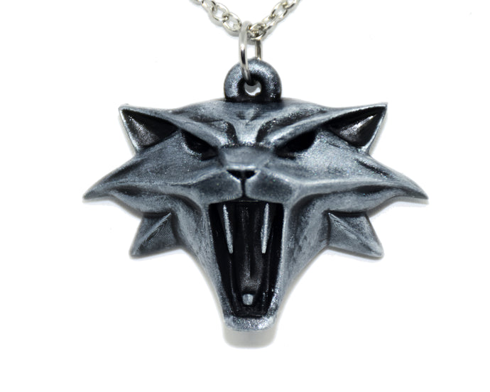 Cat school Witcher inspired medallion