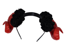 Load image into Gallery viewer, Red Ram Horns Headband
