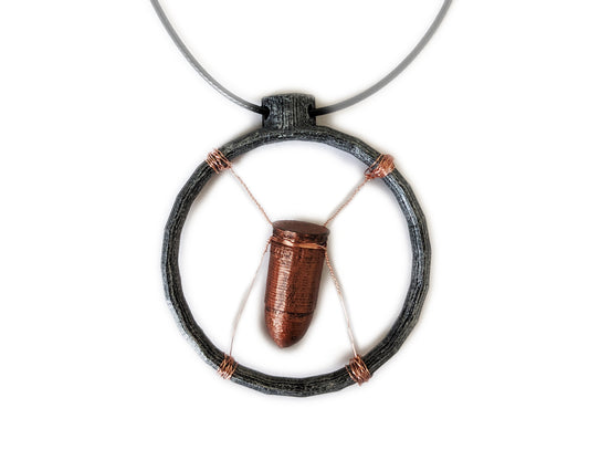 Cyberpunk V cosplay bullet necklace