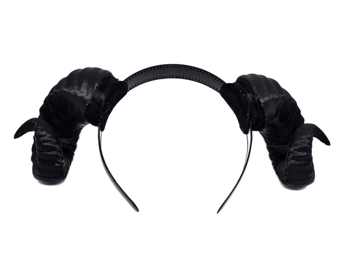 Black Ram Cosplay Horns (plain)