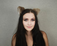 Load image into Gallery viewer, Grey Cat Ears
