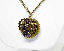 Load image into Gallery viewer, Handmade steampunk necklace

