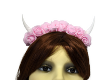 Load image into Gallery viewer, Demon Horns Headband - pink
