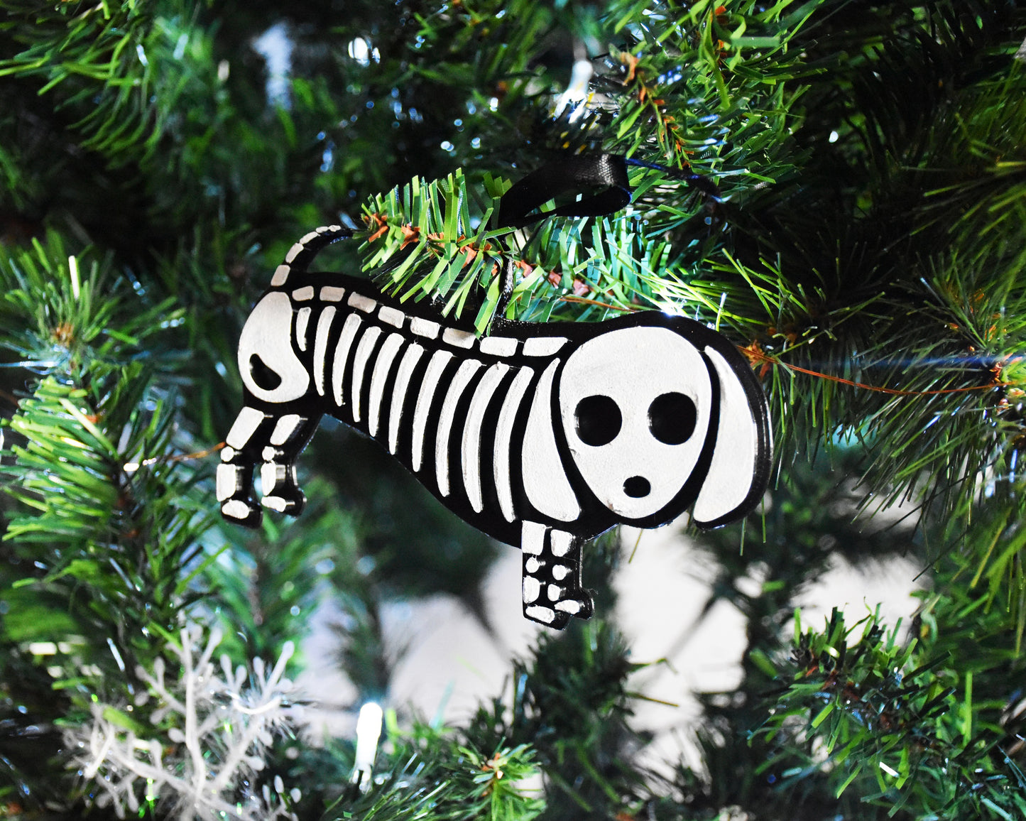 Gothic Christmas Ornaments - Animal Skeletons