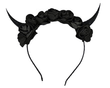 Load image into Gallery viewer, Black Demon Horns Headband
