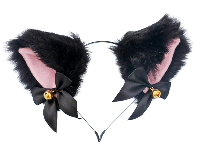 Black ears headband