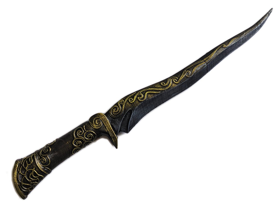 Ebony dagger - Skyrim inspired prop
